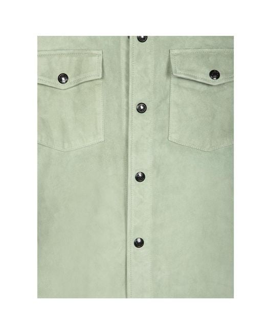 Paul Smith Green Long-Sleeved Shirt for men