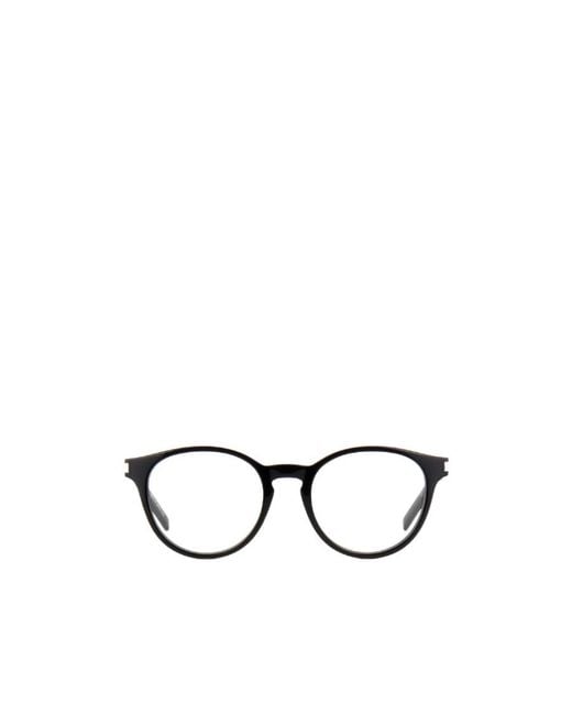 Saint Laurent White Eyewear Cat-Eye Glasses for men