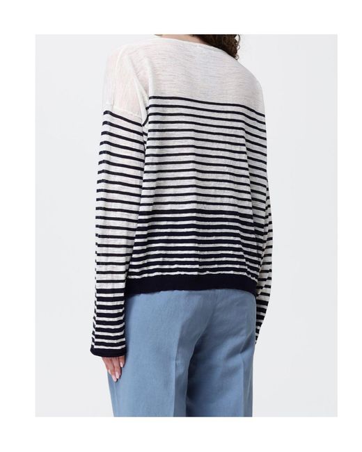 Roberto Collina White Striped Top