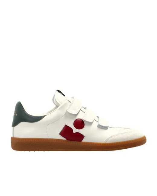Isabel Marant Pink Lace-Up Low-Top Sneakers