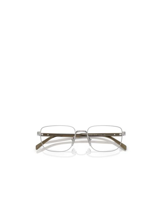 Prada Natural Eyewear Rectangular Frame Glasses for men