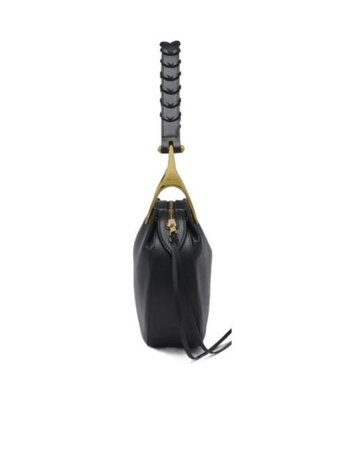 McQueen Black Wishbone Shoulder