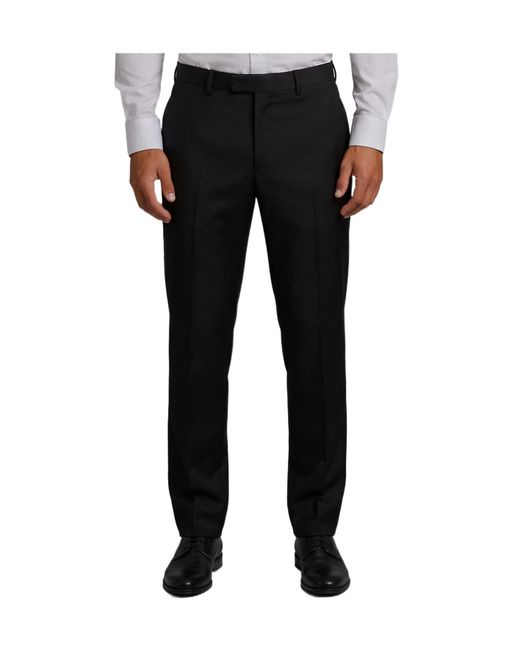 Tagliatore Black Wool Double-Breasted Suit for men