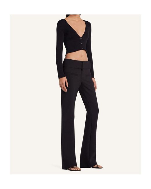 Courreges Black Courrges Solar Light Rib Cardigan