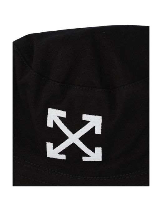 Off-White c/o Virgil Abloh Black Arrows-Motif Bucket Hat for men