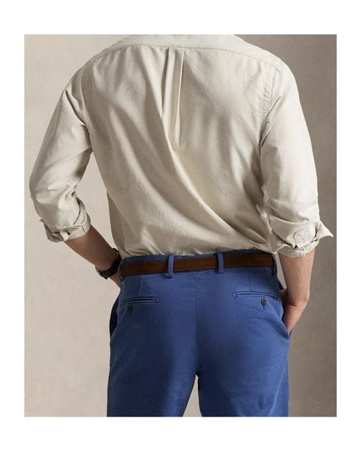 Polo Ralph Lauren White Long Sleeve Oxford Shirt for men