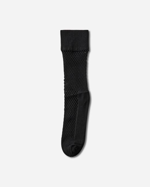 Comme des Garçons Black Fishnet Socks for men