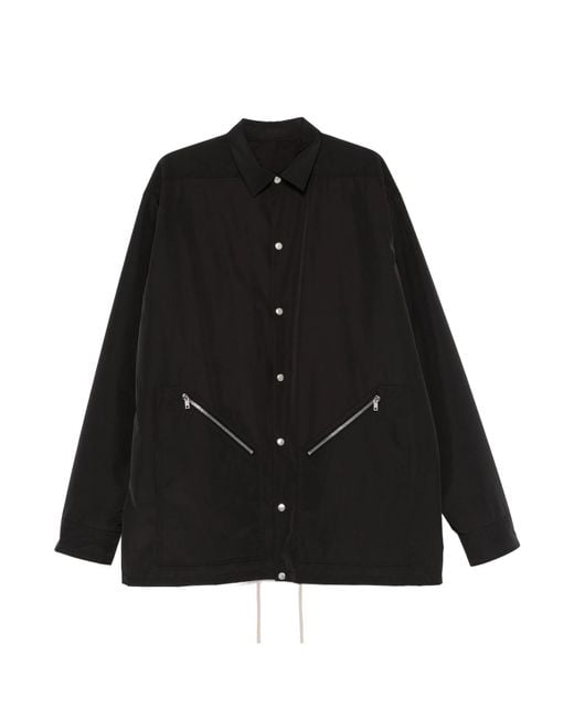 Rick Owens Black Tour Coat for men