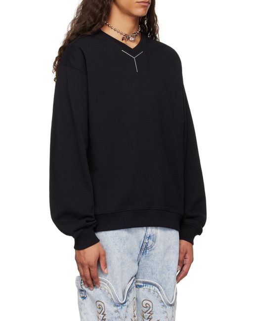 Y. Project Black Long-Sleeved Sweater for men