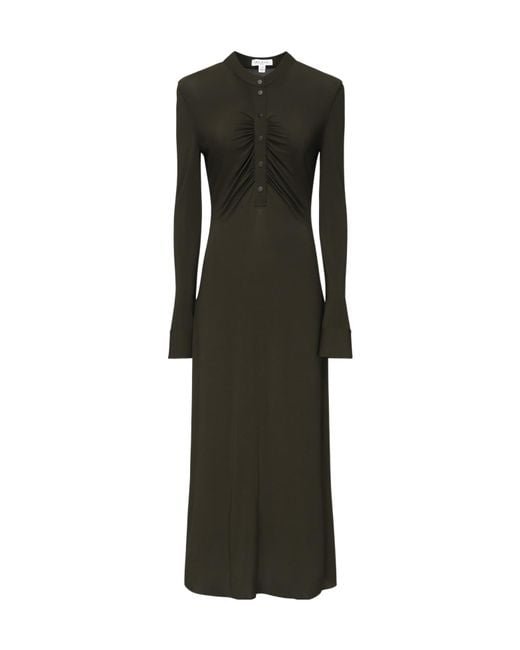Alaïa Black Alaïa Spft Jersey Ruched Dress