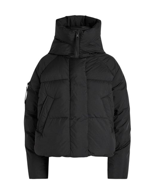 Canada Goose Black Chilliwack Quilted Hooded Nylon Jacket
