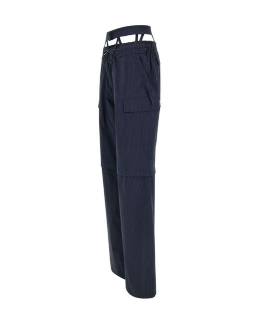 OTTOLINGER Blue Work Casual Pants