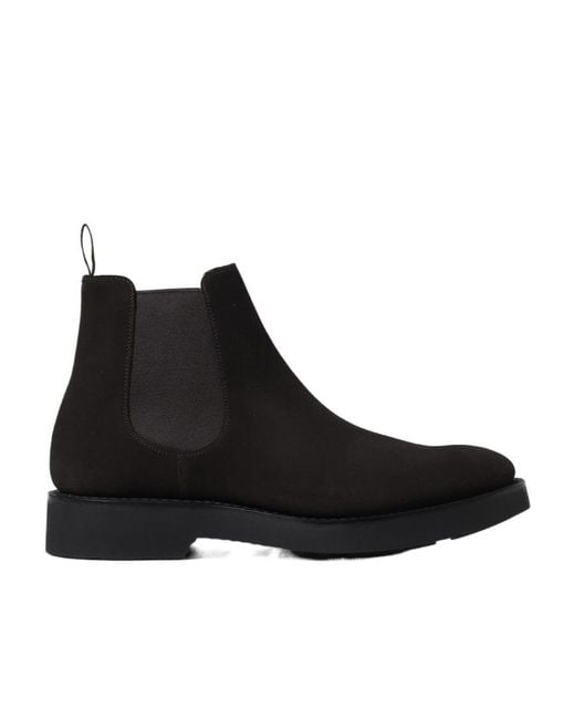 Church's Black Loose And Tight Round-Headed Short Boots for men