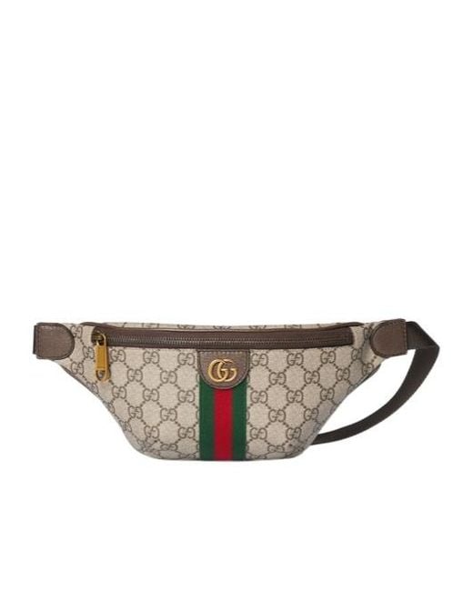 Gucci Gray Ophidia Small Belt Bag for men