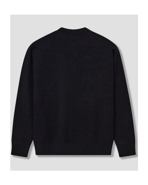 Norse Projects Blue Wool Crew Neck Sweater for men