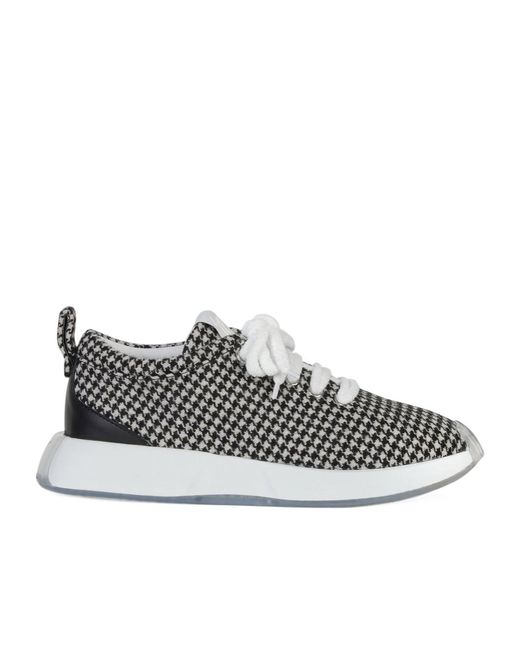 Giuseppe Zanotti Gray Logo Logo Low-Top Casual Shoes