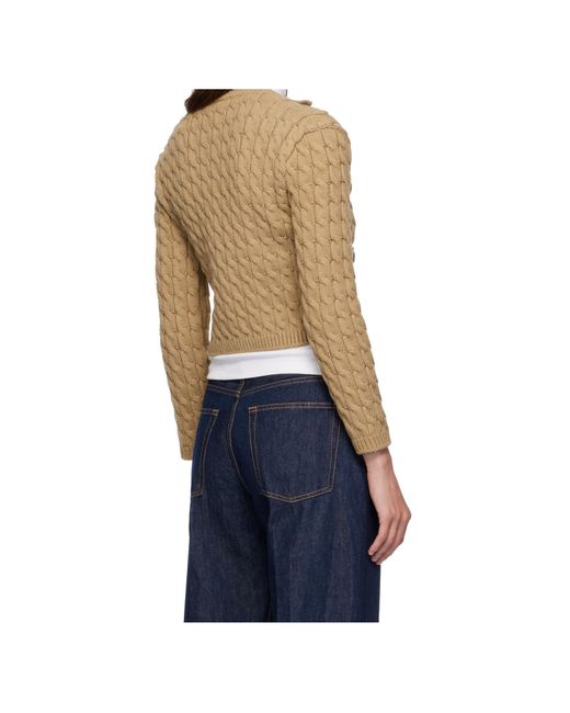 Moncler Blue Long-Sleeved Cardigan
