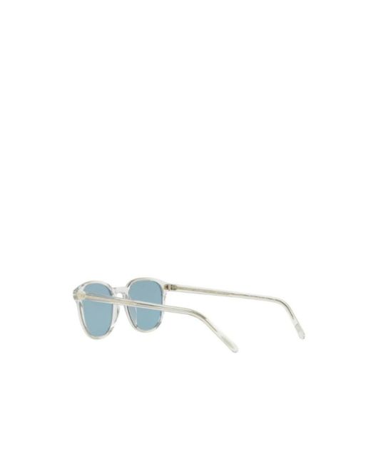 Oliver Peoples Blue Geometrically Framed Sunglasses for men