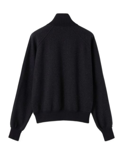 Loro Piana Blue Rio Bodro High-Neck Zip Bomber