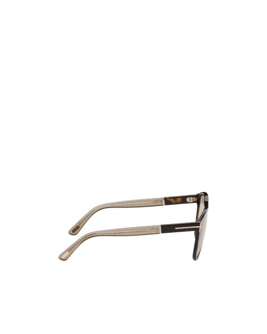 Tom Ford Metallic Eyewear Frances Square Frame Sunglasses for men