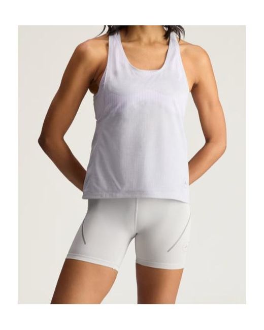 Adidas By Stella McCartney White Panelled Sleeveless Top
