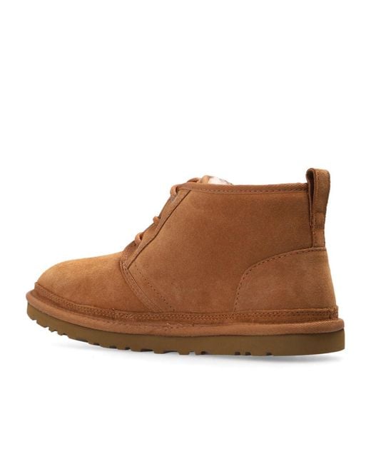 Ugg Brown Neumel Lace-Up Ankle Boots for men