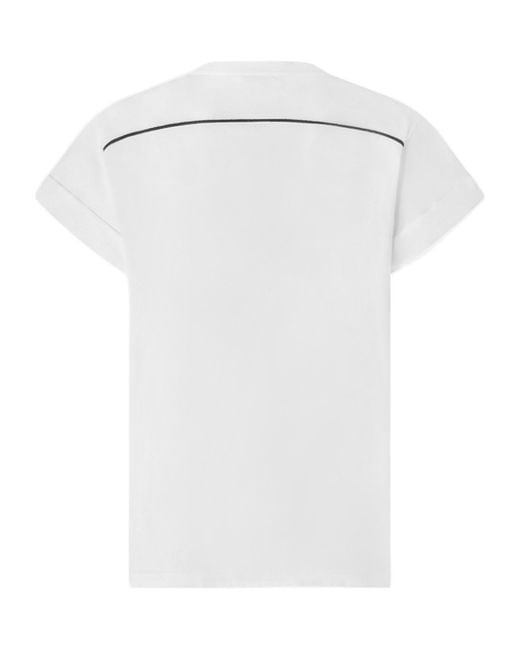 Pinko White Garage Racing T-Shirt