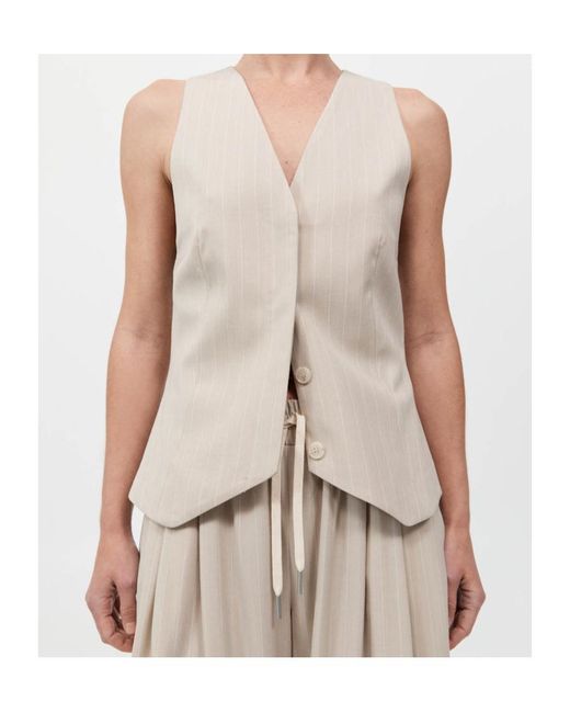 St. Agni Natural Button Vest