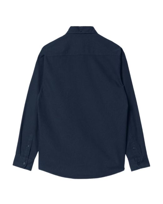 Carhartt Blue Bolton Button-Down Shirt for men