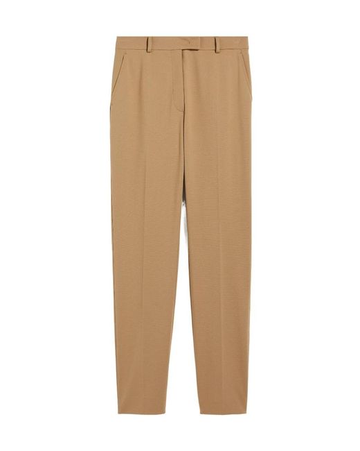 Max Mara Natural Studio Slim Fit Tailored Trousers