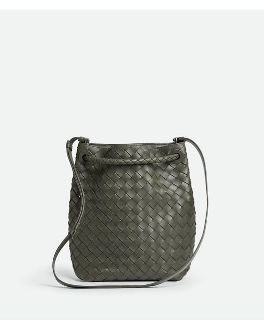 Bottega Veneta Green Small Andiamo Bucket