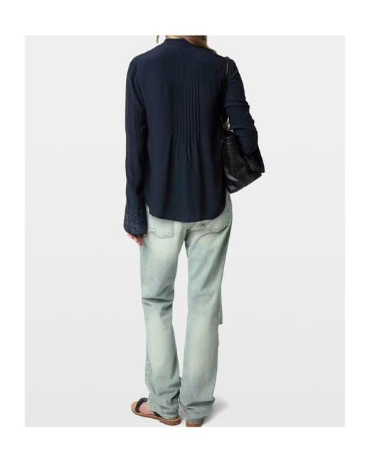Zadig & Voltaire Blue Taika Shirt
