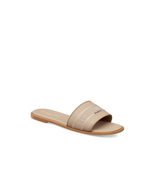 Dior White Dway Slide