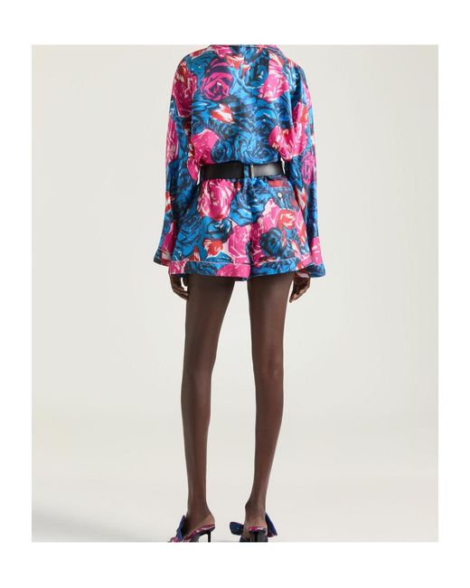 Givenchy Red Pyjama Shorts