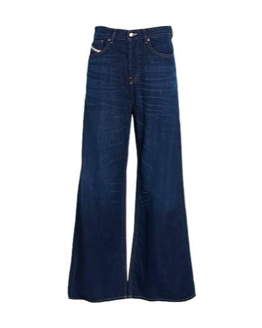 DIESEL Blue Dark Loose Jeans