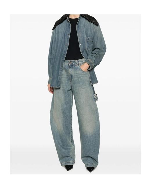 DARKPARK Blue Tapered-Leg Jeans