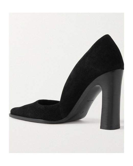 The Row Black Mae High Heels