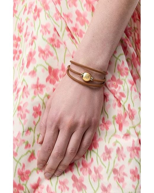 Loewe Brown Pebble Bracelet