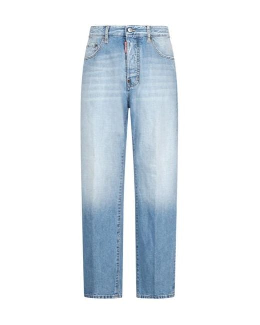 DSquared² Blue Straight Leg 642 Jeans for men