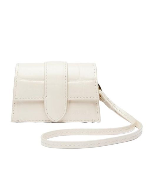 Jacquemus White Logo Handbag