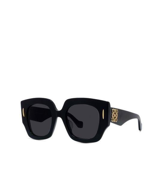 Loewe Black Square Frame Sunglasses