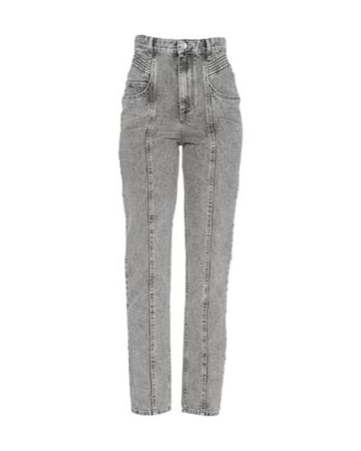 Isabel Marant Gray Denim Trousers