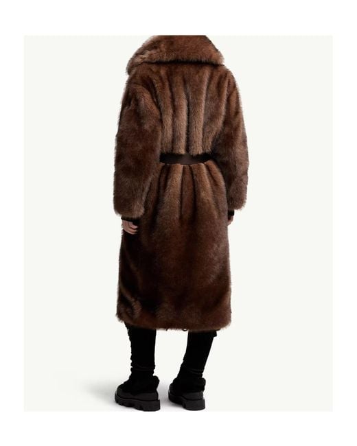 Moncler Brown Arly Belted Down Coat