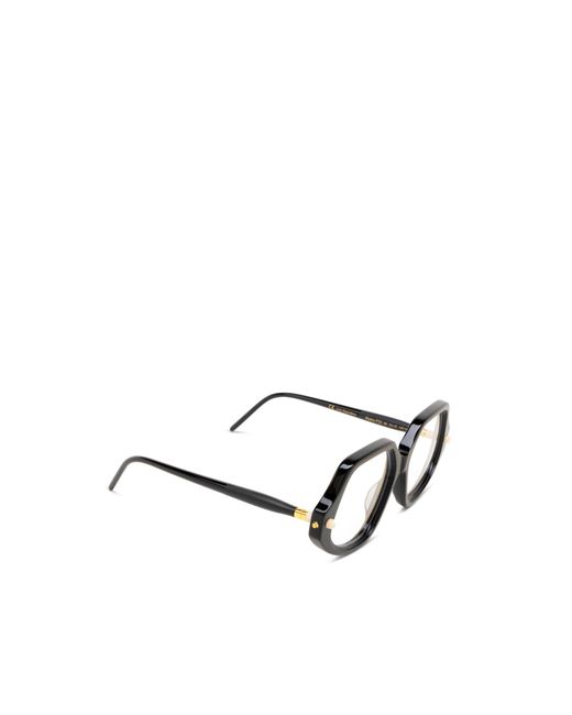 Kuboraum White Geometric-Frame Glasses for men