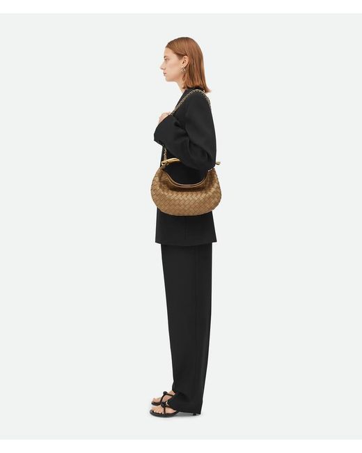 Bottega Veneta Brown Gemelli Small Shoulder Bag
