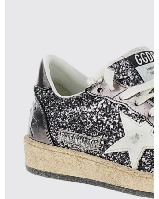 Golden Goose Deluxe Brand Gray Round-Toe Low-Top Casual Shoes