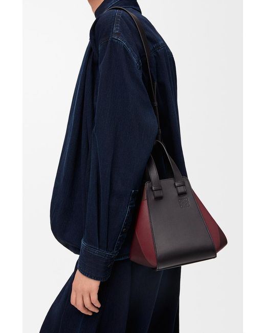 Loewe Black X Albers Compact Hammock Bag