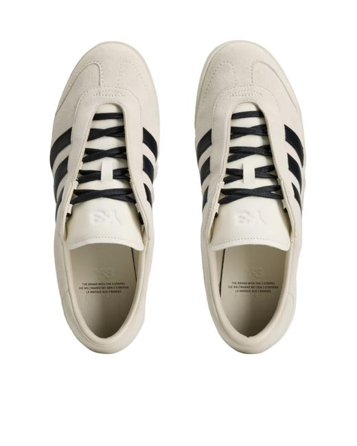 Y-3 White Gazelle Shoes for men