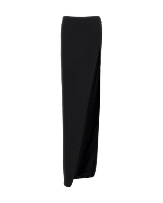 Ann Demeulemeester Black Janita Midi Skirt
