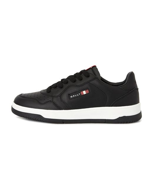 Bally Black Round-Toe Sneakers for men